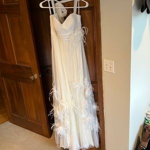 Wedding dress, Wtoo brides, off white, never worn.